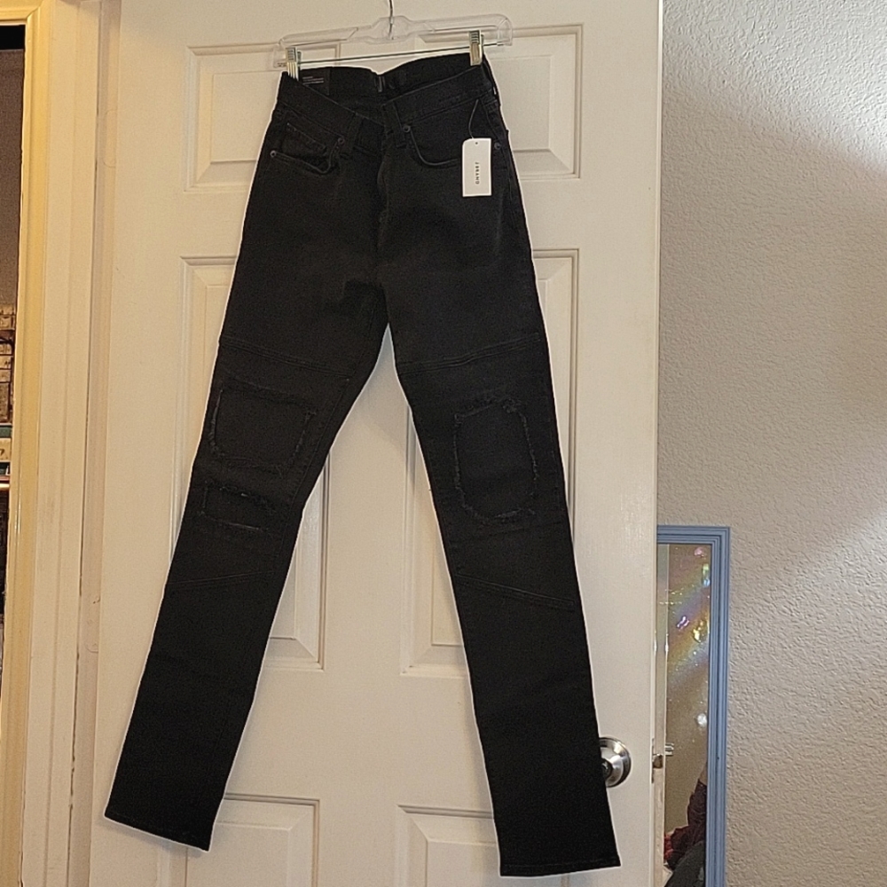 Mens J Brand black skinny jeans size 33